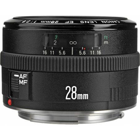 Canon EF 28mm f/2.8 Lens / Filter BUNDLE, USA