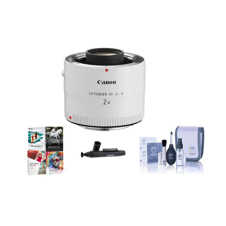 Canon Extender EF 2x III Tele Extender, USA With Free Accessory Bundle