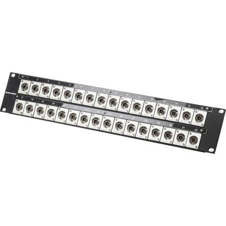 Canare 322U-BJRUK 2RU 12G A/V BNC Flush-Mount Panel