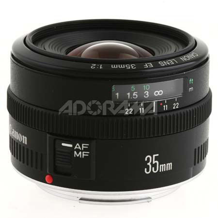 Canon EF 35mm f/2 Lens / Filter BUNDLE, USA