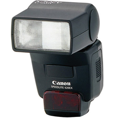 Disc. Speedlite 420EX TTL-Shoe Mount Flash with Case - USA #4590A009