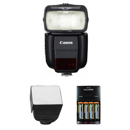 Canon Speedlite 430EX III-RT Flash, USA, Guide # 141' with Free Accessory Bundle