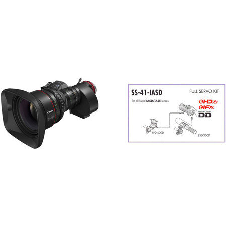 Canon CINE-SERVO 25-250mm T2.95-3.9 Lens with SS-41-IASD Kit for Canon EF