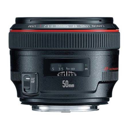 Canon EF 50mm f/1.2 L USM Lens - Refurbished