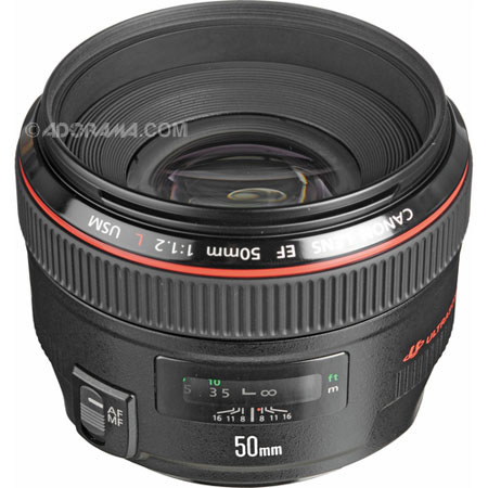 Canon EF 50mm f/1.2L USM Ultra Fast Lens, USA. Accessory Bundle. Kit #1257B002