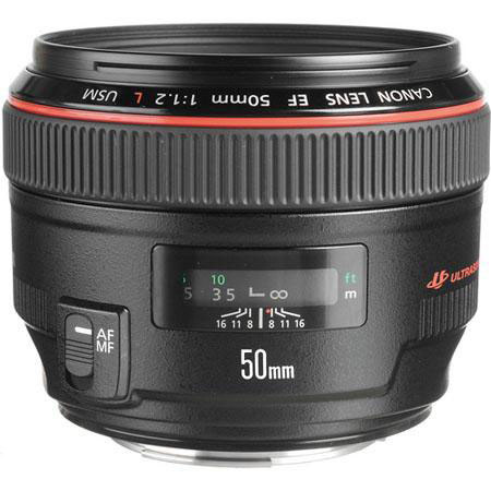 Canon EF 50mm f/1.2L USM Lens, Gray Market