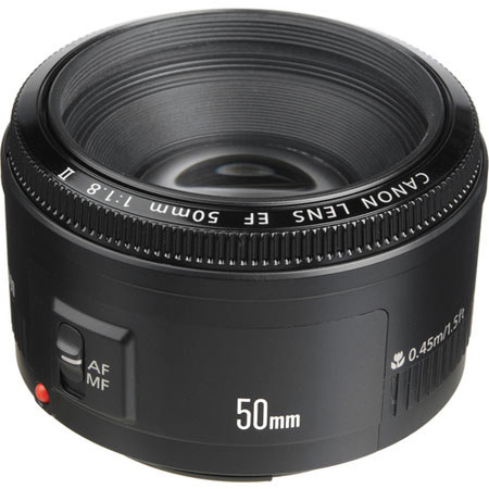 Canon EF 50mm f/1.8 II Lens, USA Warranty 2514A002 - Adorama