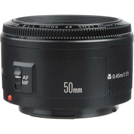 Canon EF 50mm f/1.8 II Lens, Gray Market