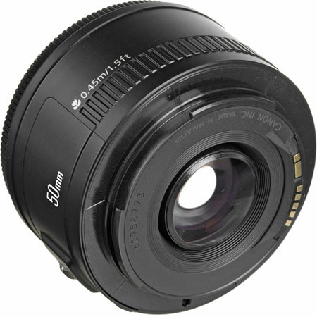 Canon EF 50mm f/1.8 II Lens, Gray Market