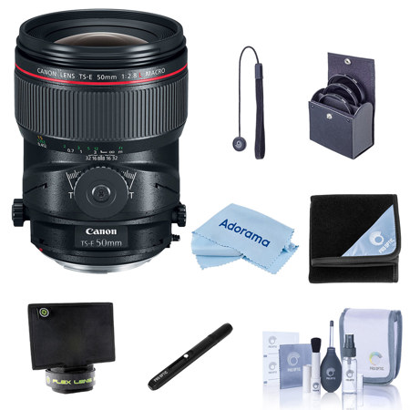 Canon TS-E 50mm f/2.8L Macro Lens, Bundle with Included Value