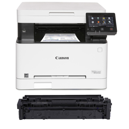 Canon Color imageCLASS MF653Cdw All-In-One Wireless Duplex Laser Printer with 067 Black High Capacity Toner Cartridge