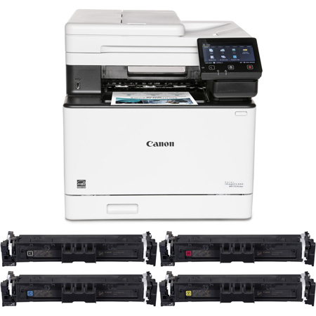 Canon Color imageCLASS MF753Cdw All-In-One Wireless Duplex Laser Printer with Black, Cyan, Magenta, Yellow Cartridges