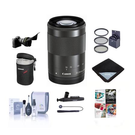 Canon M50 Canon EF-M 55-200mm F/4.5-6.3 IS STM Zoom Lens (Silver