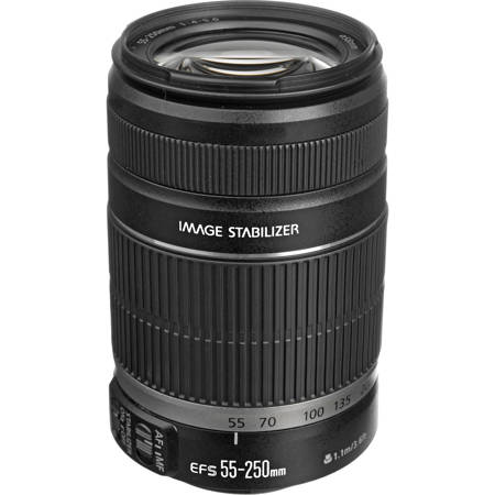 Canon EF-S 55-250mm f/4-5.6 IS II Image Stabilizer Telephoto Zoom Lens -  U.S.A. Warranty