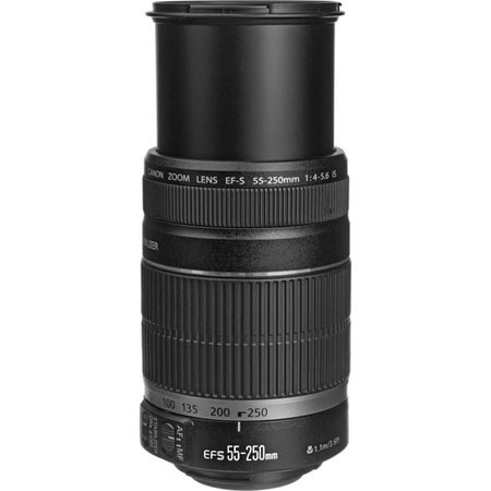 Used Canon EF-S 55-250mm f/4-5.6 IS Autofocus Telephoto Zoom Used Canon EF-S 55-250mm f/4-5.6 IS Autofocus Telephoto Zoom