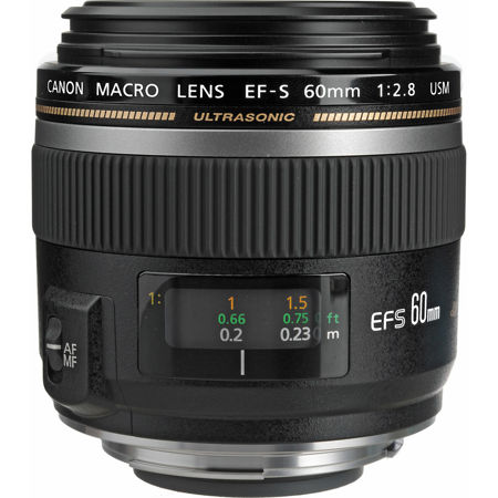 Canon EF-S 60mm f/2.8 Compact Macro Autofocus Lens