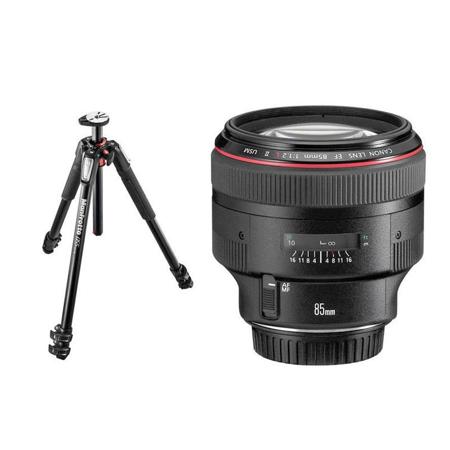 Canon EF 85mm f/1.2L II USM Lens with Tripod Bundle - Adorama