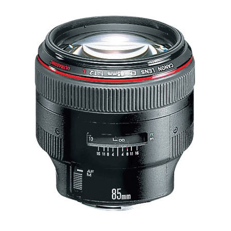 Canon EF 85mm f/1.2L USM AutoFocus Telephoto Lens -USA
