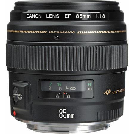 Canon EF 85mm f/1.8 USM Lens with Free Accessories Bundle