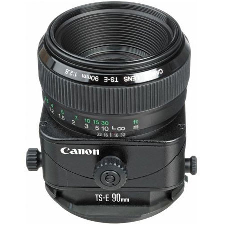 Canon TS-E 90mm f/2.8 Tilt & Shift Manual Focus Telephoto Lens.