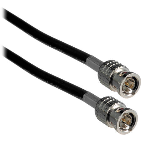 Canare L-4CFB 25' RG59 3G-SDI Digital Video Coaxial Cable with BNC Connectors, Black