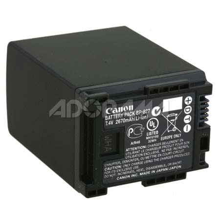 Canon BP-827 Rechargeable Lithium-Ion Battery Pack
