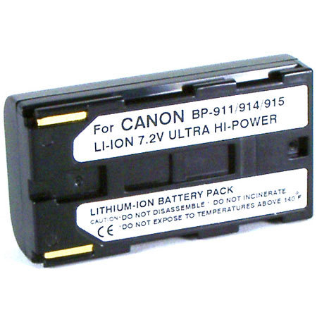 Canon BP-915 Lithium Camcorder Battery, 1500 mAh