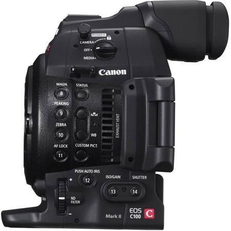Canon EOS C100 Mark II Digital HD Dual Pixel CMOS Camera w/EF 24