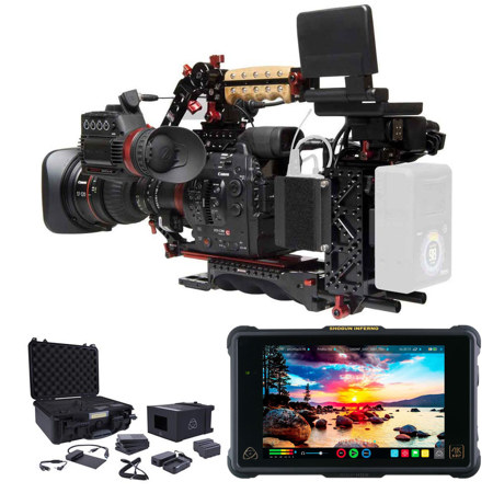 Canon C300 Mark II with: Lens, Zacuto Z-Finder, Atomos Monitor & Accesories Kit