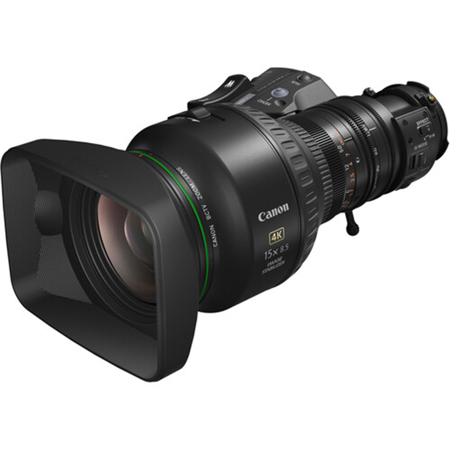 Canon CJ15ex8.5B 15x UHD 4K 2/3" Portable Zoom Lens with Image Stabilization