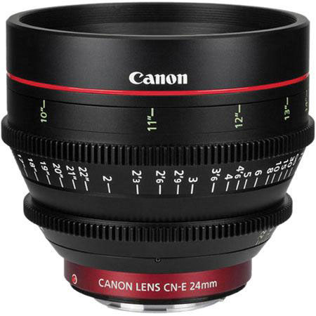 Canon 4 Lens Bundle, with 24mm, 50mm, 85mm, 135mm Cinema Prime EF Mount Lenses