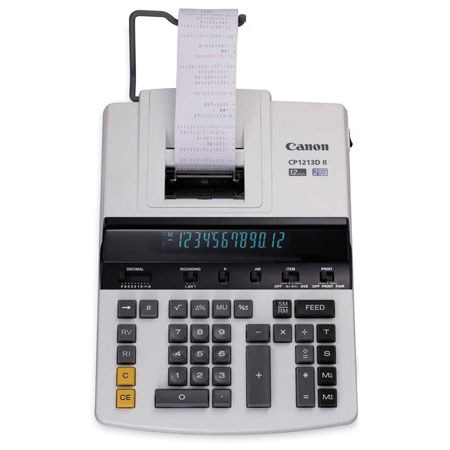 Canon CP1213DII 12-Digit Commercial Printing Calculator