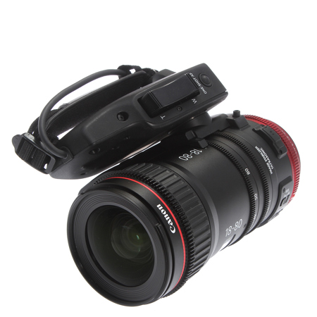 Canon CN-E 18-80mm T4.4 Compact-Servo Cinema Lens for Canon EF with ZSG-C10 Zoom Grip