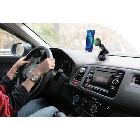 Car and Driver Magnetic Car Suction Mount, Black