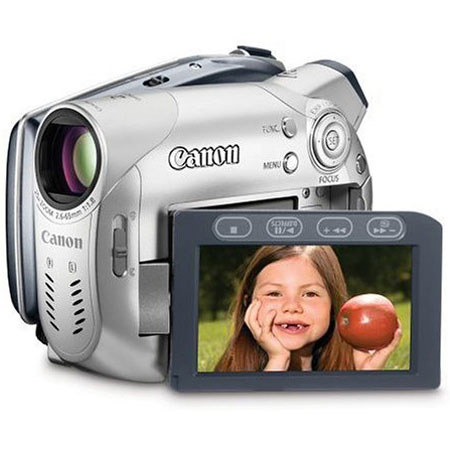 Canon DC 100 Slim DVD Camcorder -R/-RW Format, Refurb