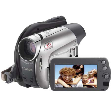 Canon DC 330 DVD Camcorder Kit, - Refurbished - ,with Spare NB-2LH Type Lithium-ion Battery, Camcorder Case, Mini DVD-R,1.4GB,10 Disc Pack, Cleaning Kit