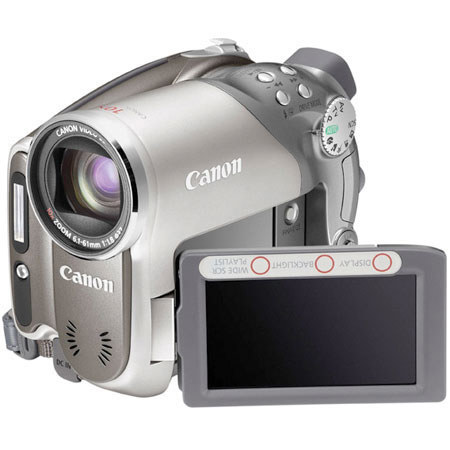 Canon DC 40 Slim DVD Camcrdr Kt, Rfrbshd,w/Camcorder Cs