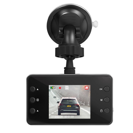 Car and Driver 2.2" 1080p HD Dash Camera for Cars and Trucks, Black