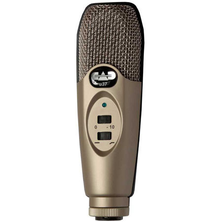 CAD Audio CAD U37 USB Studio Recording Condenser Microphone, Windows and Macintosh Compatible