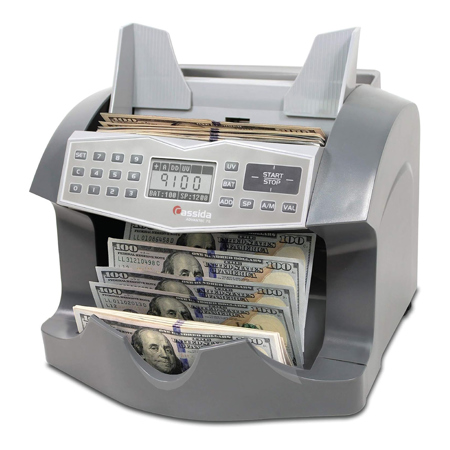 Cassida Advantec 75U Heavy Duty Currency Counter with ValuCount and UV Detection
