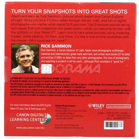 Canon EOS Digital Personal Training DVD by Rick Sammon