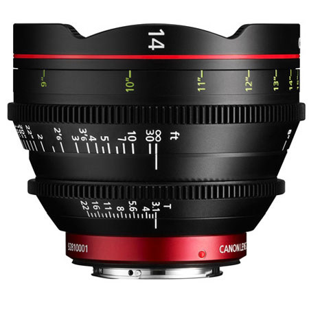 CANON シネレンズ CN-E 14mm T3.1 CN-E 14mm T3.1 L F - Cinema Prime Lenses - Canon Cinema EOS