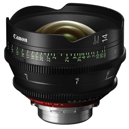 Canon Sumire Prime CN-E 14mm T3.1 FP X Cinema Lens for PL Mount