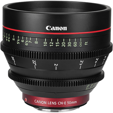 Canon Cinema Prime CN-E 50mm T1.3 L F Lens for Canon EF 6570B001