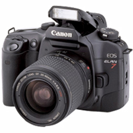 CANON EOS ELAN-7 W/28-90 LENS BOXED