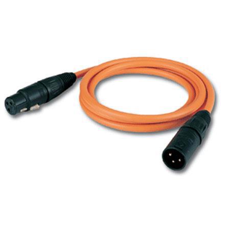 Canare Star Quad Microphone Audio Cord with L-4E6S Cable & XLR3 Connectors, 15'