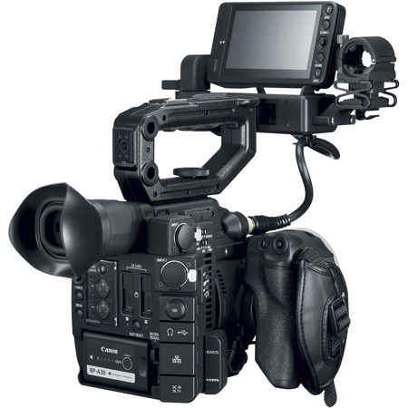 Canon EOS C200 8.85MP EF Mount 4K UHD Cinema Camera with Prime Lens Bundle