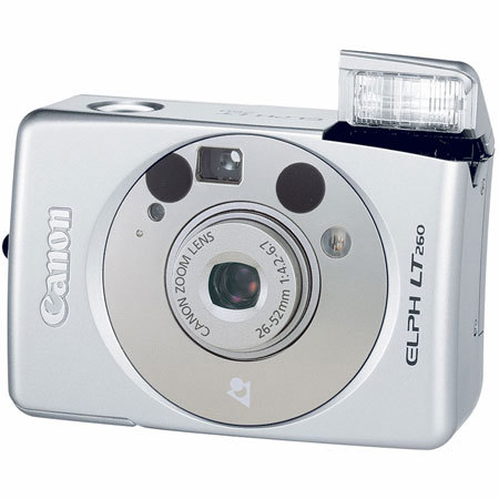 Canon Elph Light 260 (26-52mm) Camera Kit with Case, Lithium Battery & Film