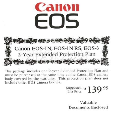 Canon 2 Year Extended Service Warranty for EOS 3