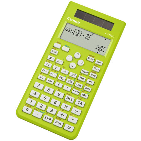 Canon F-719SG Calculator, Cool Green